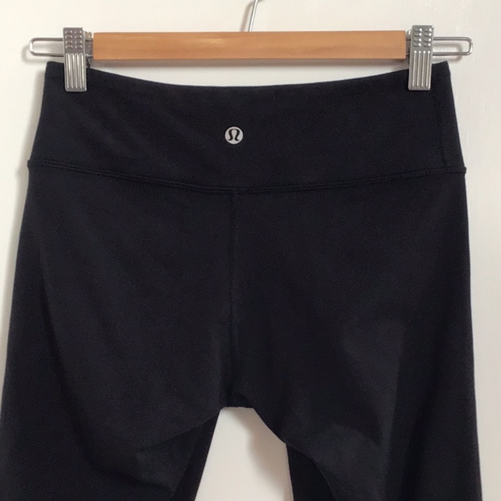 Lululemon Cropped Leggings Black 4